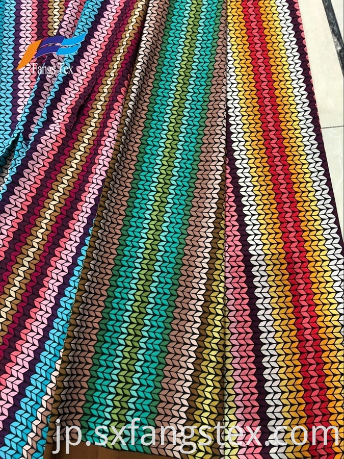 Colorful 100% Polyester Digital Printed Chiffon Abaya Fabric 2